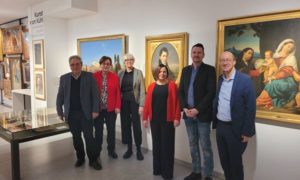 V.l.n.r.: Klaus Kleinsteuber, Helene Kleinsteuber, Sibylle Zacharias, Katja Rettig, Frank Tanzmann, Dr. Roland Krischke, (Foto: Altenburger Museen/Marco Karthe)