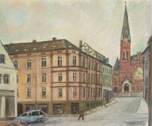 Friedheim Milczynski, Oberer Markt-Ecke Klostergasse, o. J., (Foto: Schloss- und Spielkartenmuseum Altenburg)