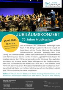 Jubiläumskonzert: 70 Jahre Musikschule Altenburger Land