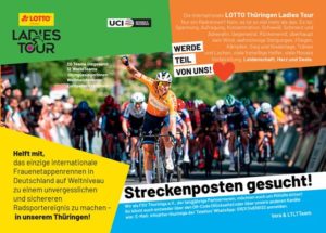 Streckenposten für Radrennen gesucht