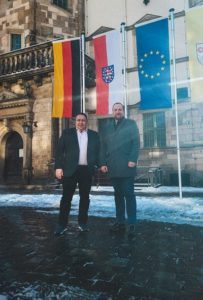 Landratskandidat Alexander Paulicks (li.) und Oberbürgermeisterkandidat Thomas Jäschke. (Foto: Max Bretzmann)