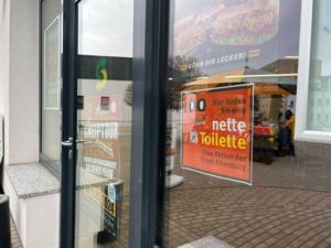 Auch in Altenburg gibt es jetzt „nette Toiletten“. (Foto: Franziska Ebert)