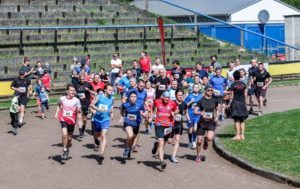 Start der Läufer über 3,4 km (Foto: Andreas Prautsch)