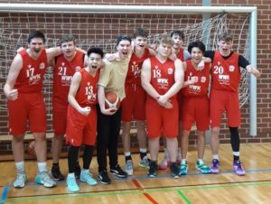 die Basketball-Spieler des SV Lerchenberg Altenburg (Foto: Torsten Rist)