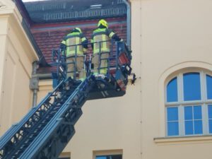 Feuerwehreinsatz am Karolinum (Foto: privat)