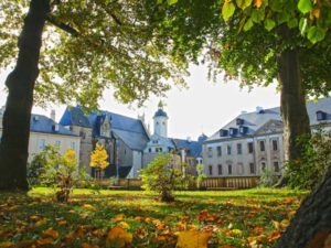 Agnesgarten im Residenzschloss Altenburg, (Foto: Schloss- und Spielkartenmuseum Altenburg)