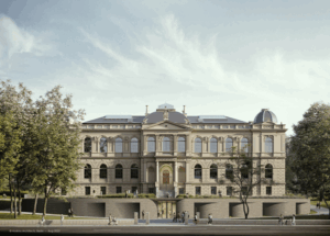 Außenperspektive, August 2023 Foto: Hoskins Architects Berlin)