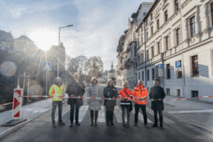Ausbau der Rosa-Luxemburg-Straße in Altenburg abgeschlossen (Foto: Stadt Altenburg)