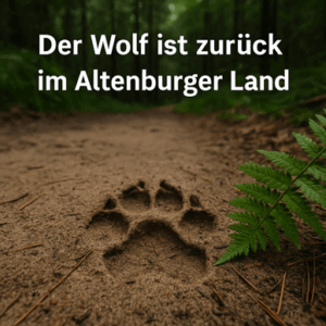 Der Wolf ist zurück im Altenburger Land – Territorium offiziell bestätigt (Symbolbild)