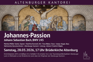 Plakat Johannes-Passion 2026