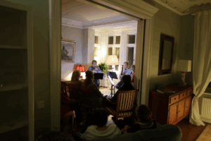 v. l. n. r. die Musiker Albrecht Pinquart, Roland Schulenburg, Hendrik Schnöke (Foto: Ronny Ristok)