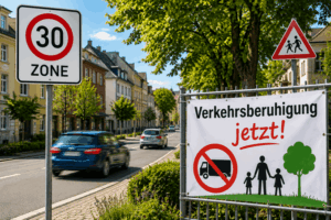 Verkehrsberuhigung - Symbolbild AI ABG-Info