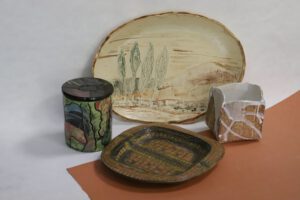 Keramikarbeiten nach Gerhard Altenbourg, (Foto: Lindenau-Museum Altenburg/Nora Frohmann)
