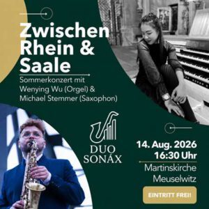 Sommerkonzert mit dem DUO SONAX in Meuselwitz