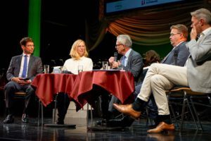 Podiumsdiskussion zum Jahresempfang 2026 (Foto: Franziska Ebert)