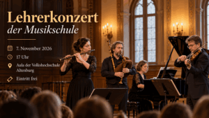 Lehrerkonzert am 7. November mit Musik von Barock bis Gegenwart (Symbolbild AI/ABG-Info)